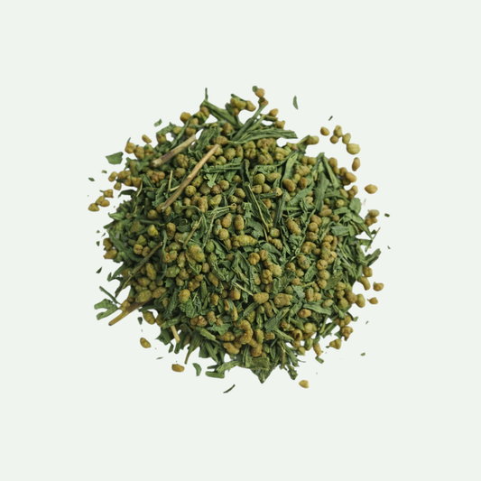 Genmaicha + Yame matcha – roheline tee röstitud riisi ja matchaga (150 g)